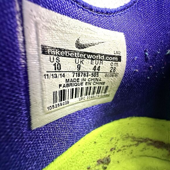 Nike Kobe X Elite High Team Purple Mens Size 10  718763-505 Basketball Shoes main image 4